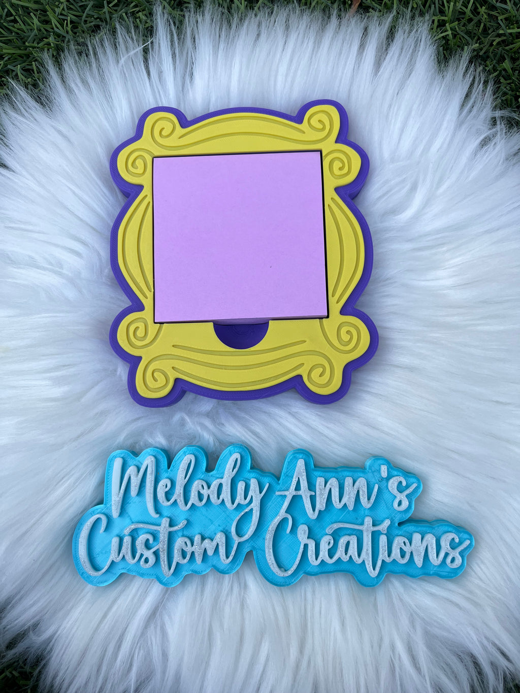 Purple Door Sticky Note Holder