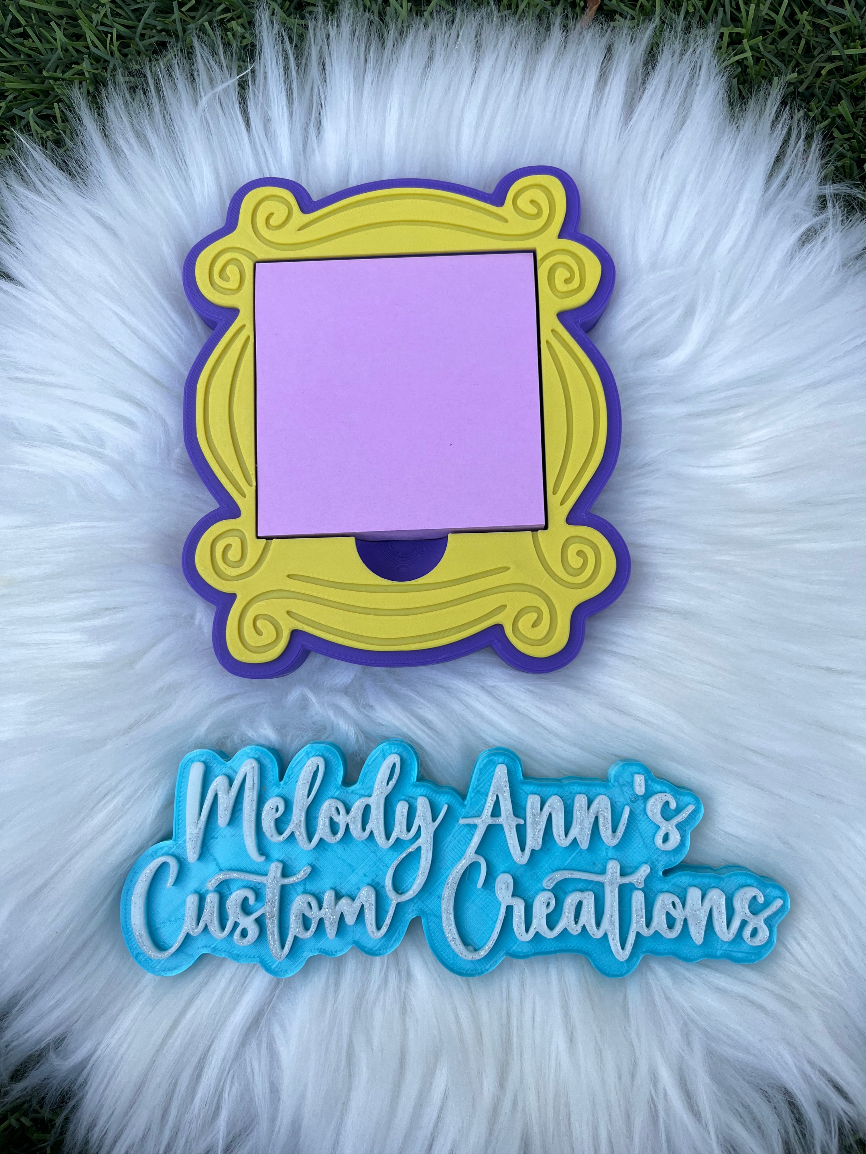 Purple Door Sticky Note Holder