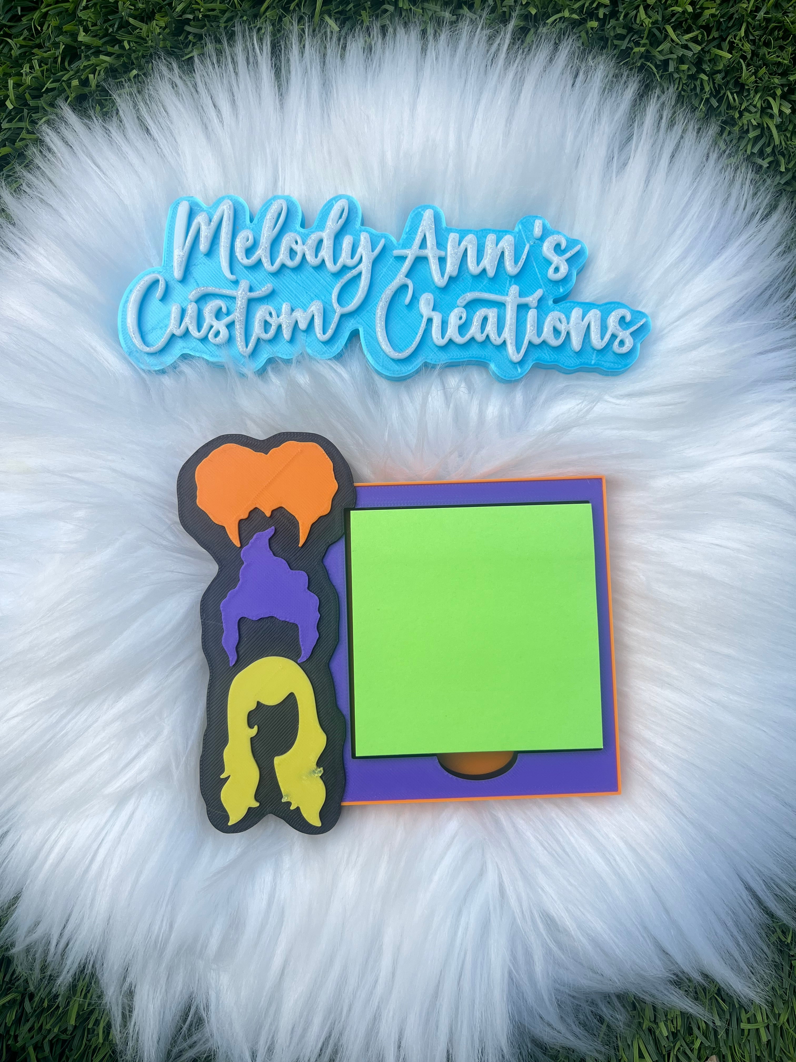 Three Sisters Sticky Note Holder