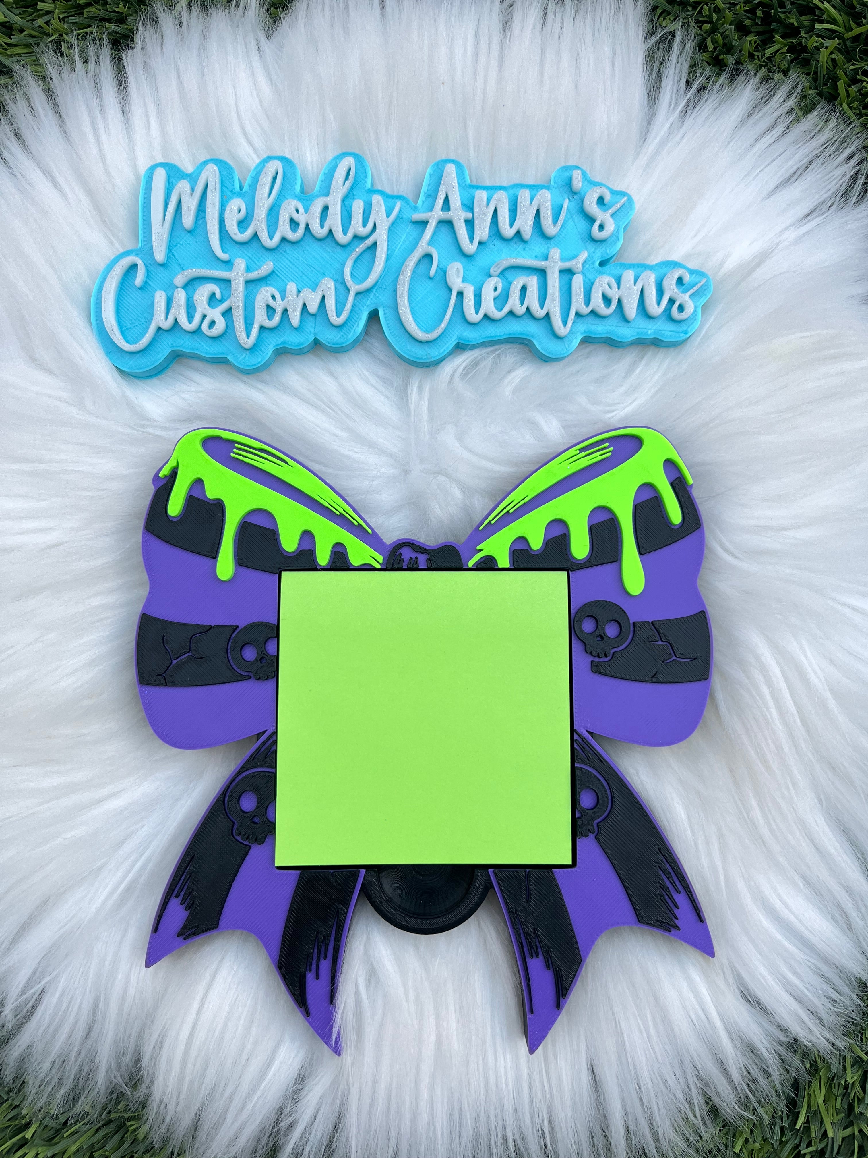 Beetle Bow Sticky Note Holder