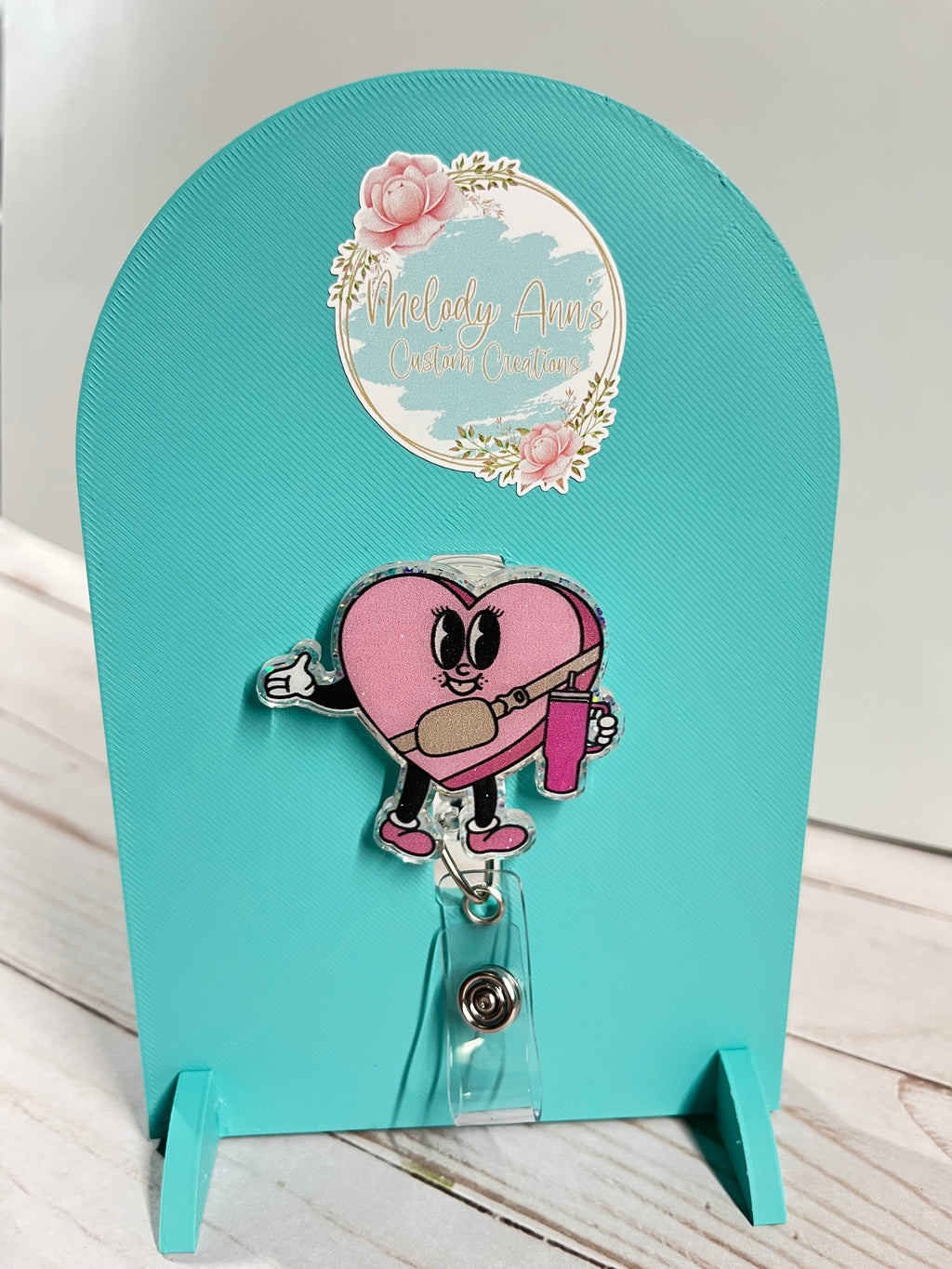 Bougie Heart Badge Reel
