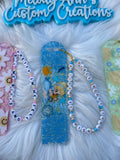 Acrylic Glitter Bookmarks with Beads