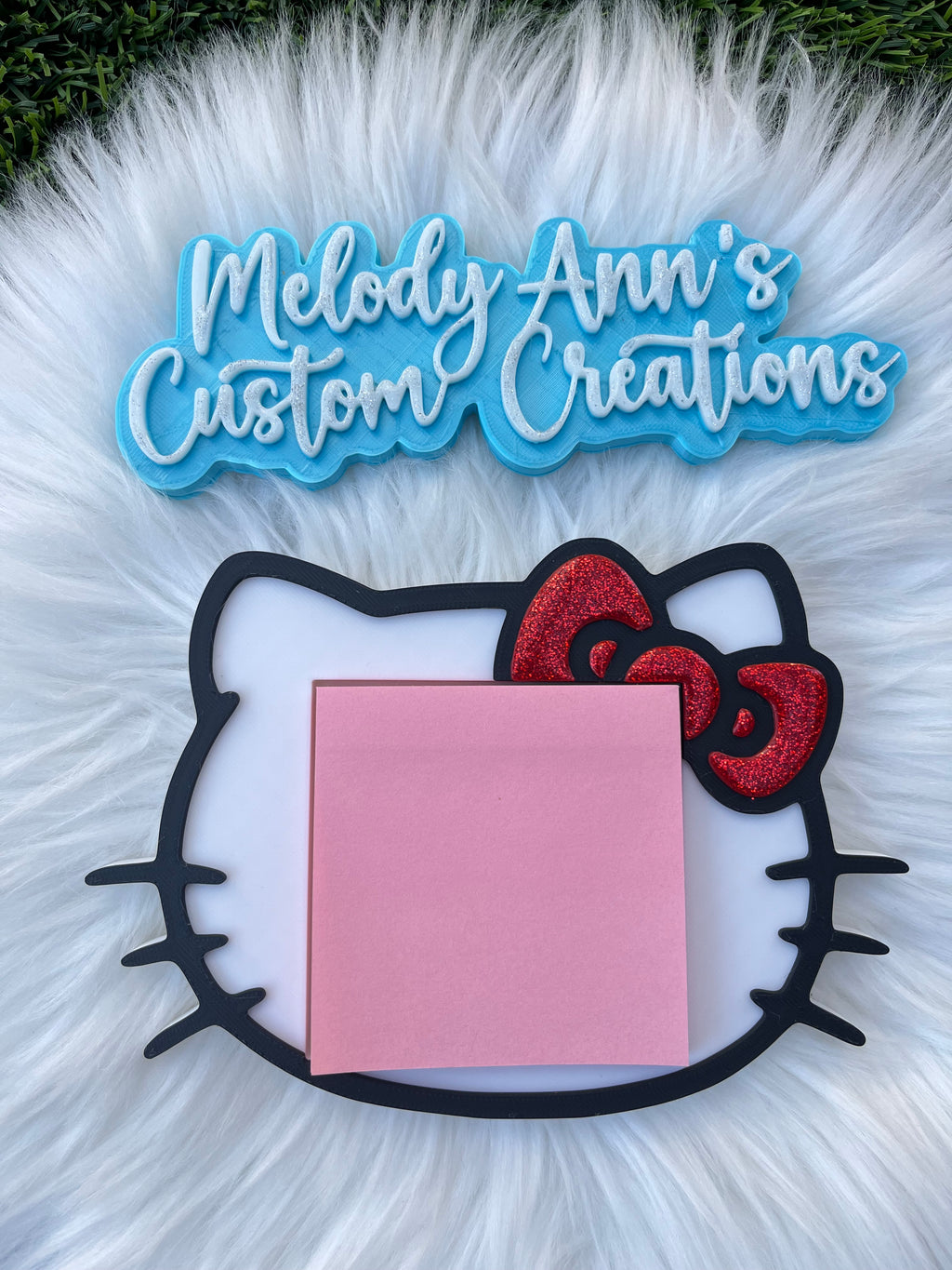 Kitty Sticky Note Holder