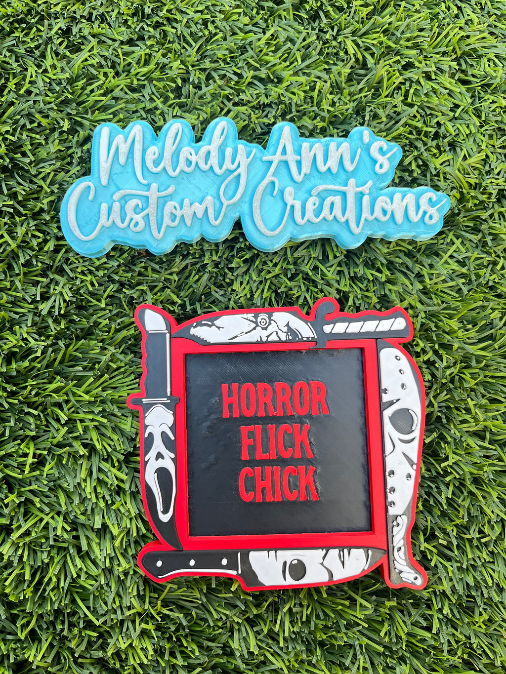 Horror Flick Chick Sticky Note Holder
