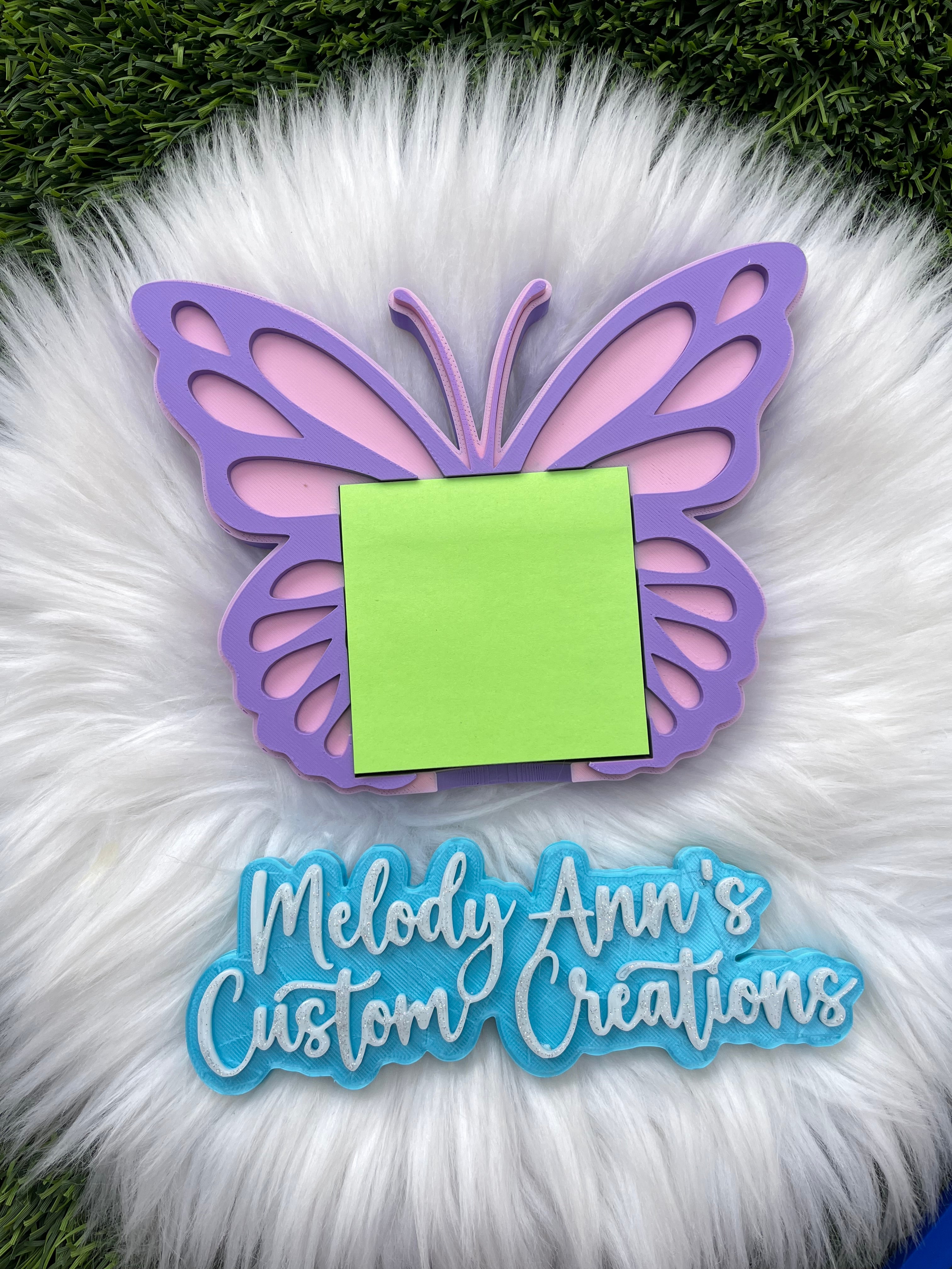 Butterfly Sticky Note Holder