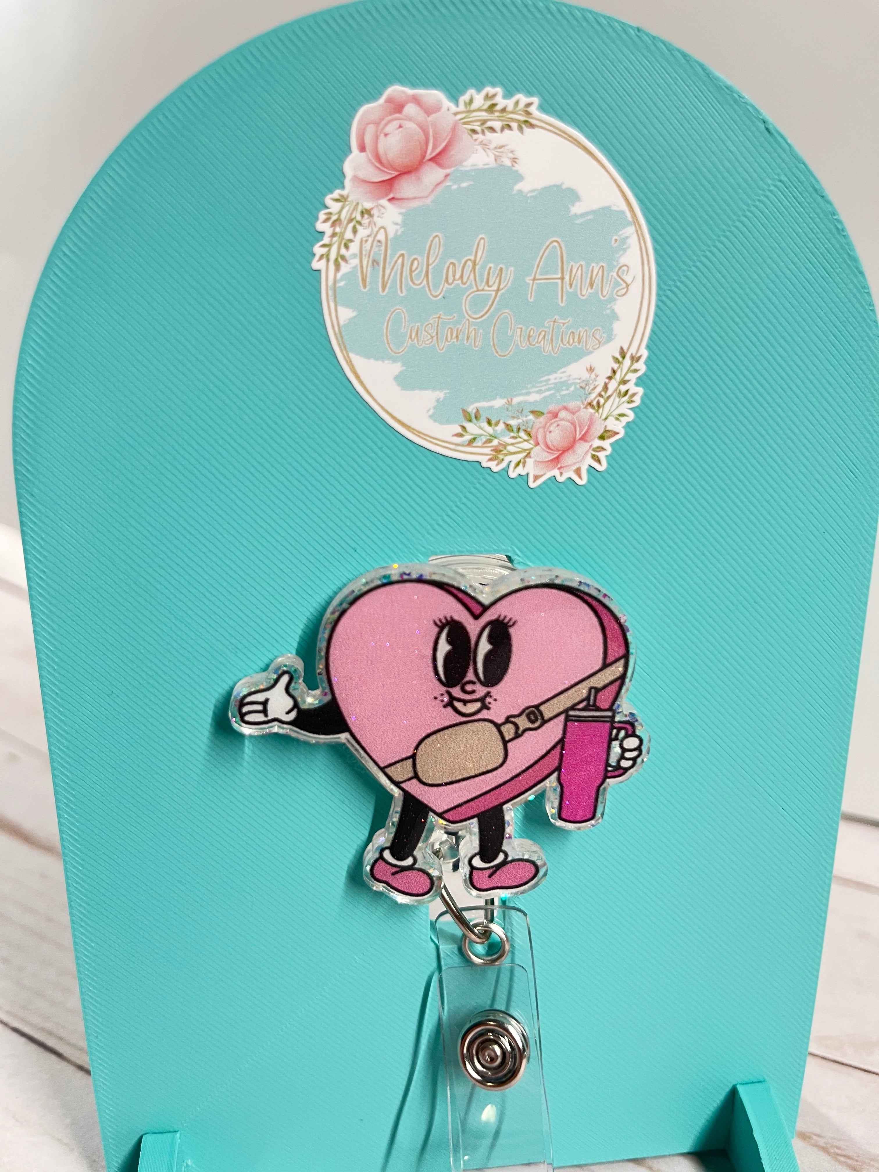 Bougie Heart Badge Reel
