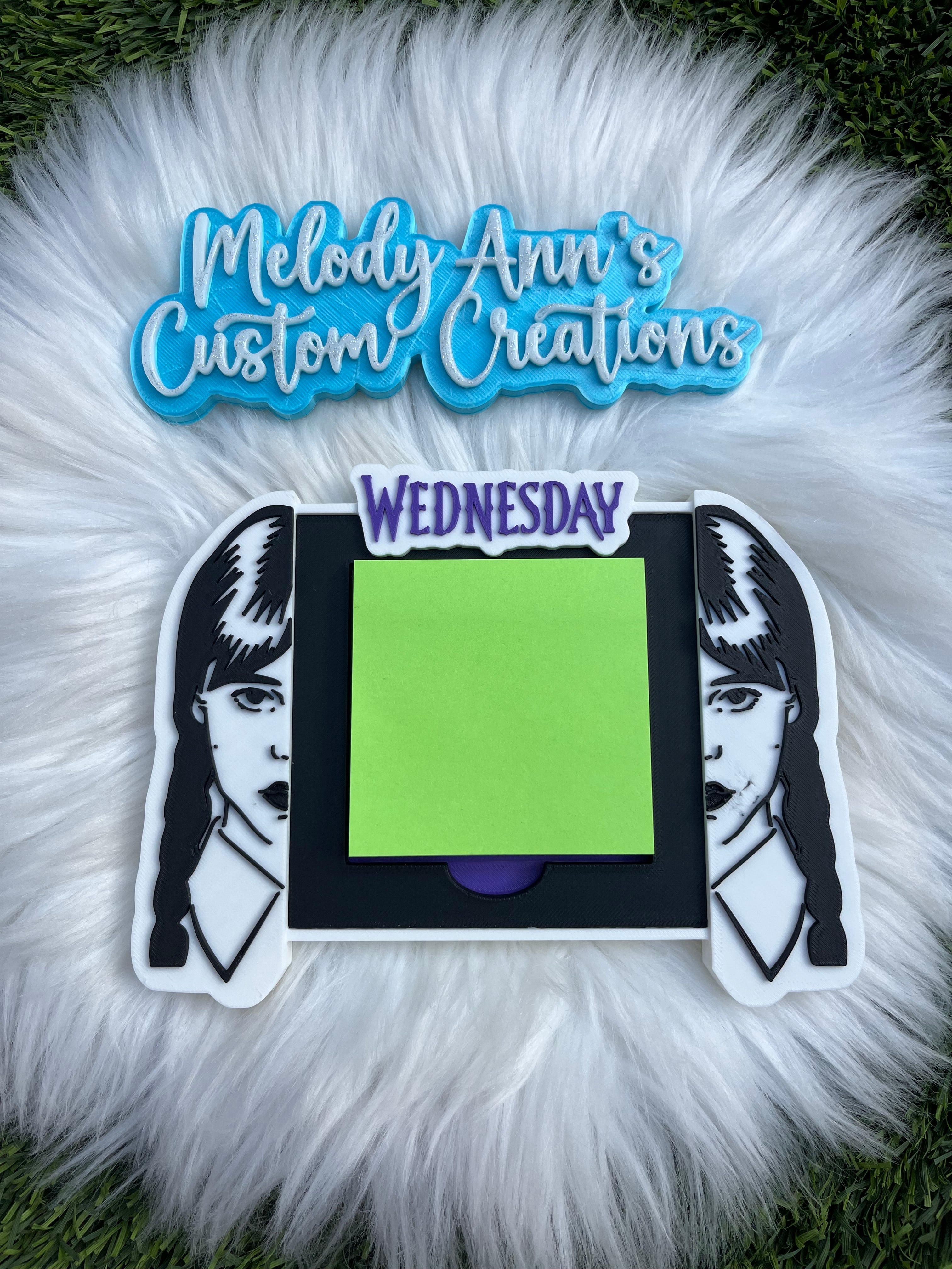 Wednesday Sticky Note Holder