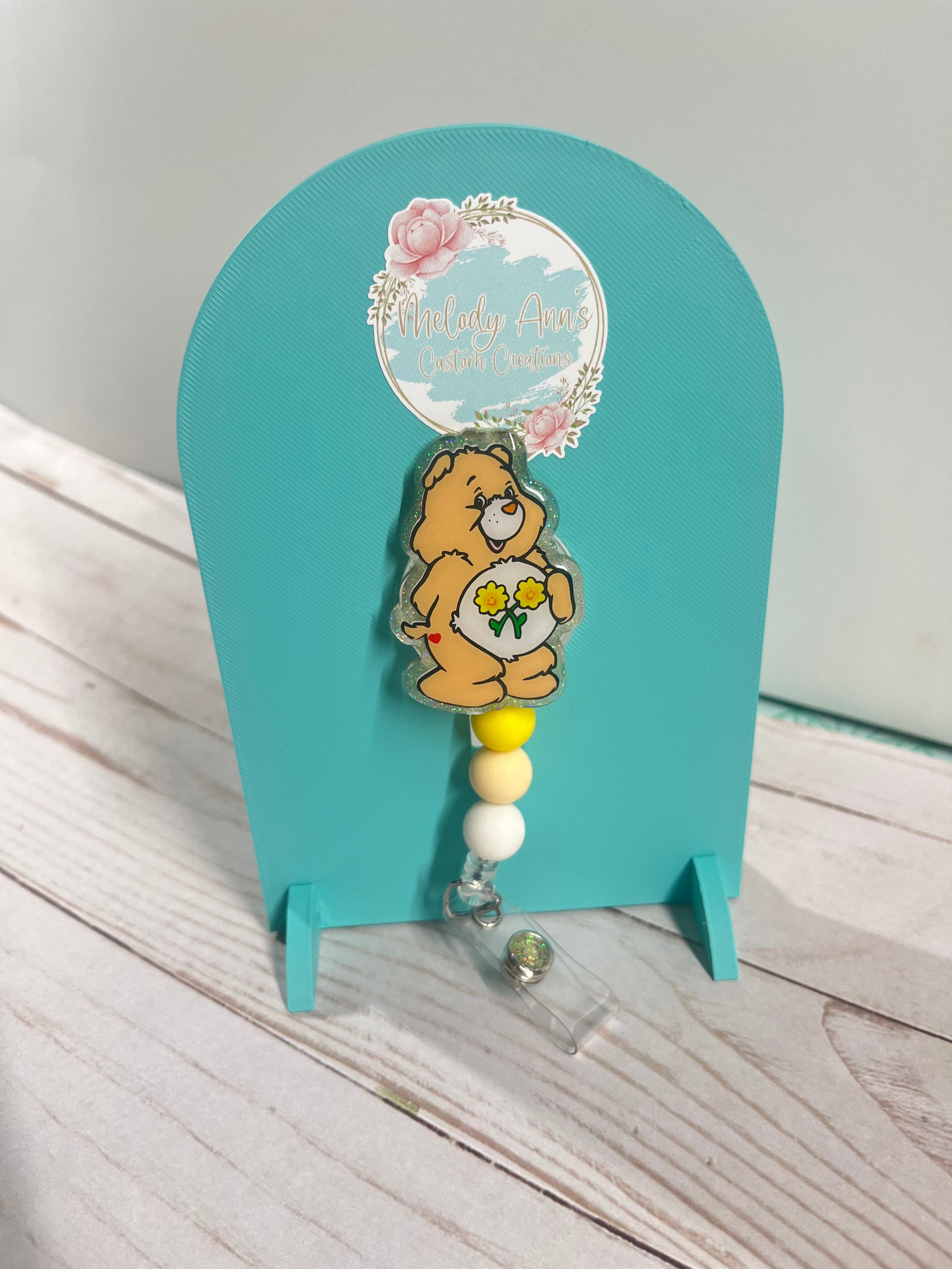 Yellow Bear Badge Reel