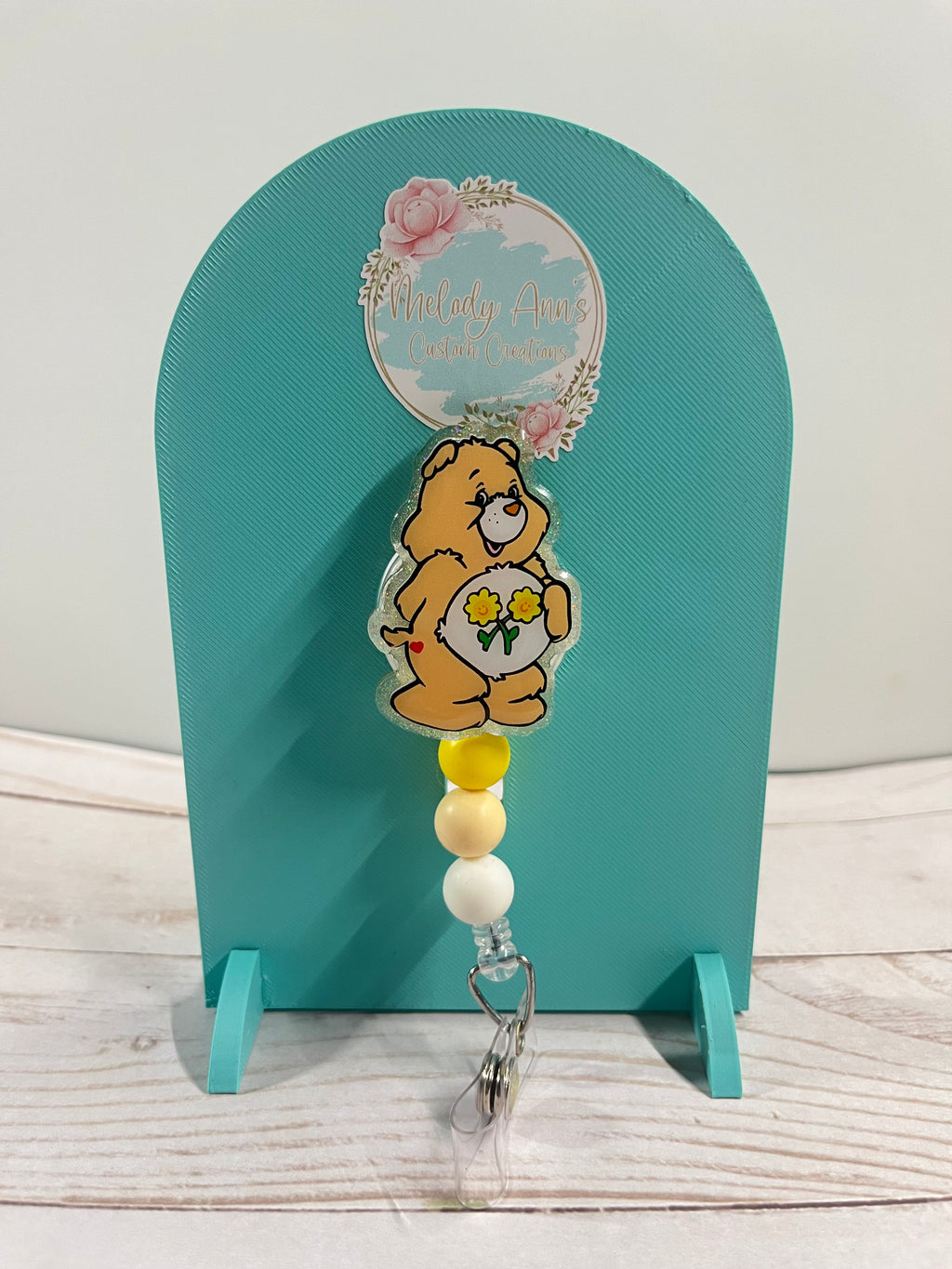 Yellow Bear Badge Reel