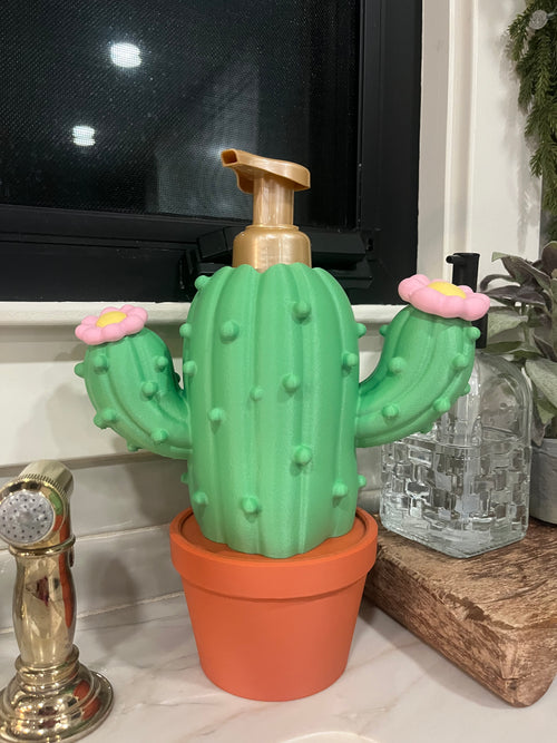 Cactus Soap Dispenser Holder