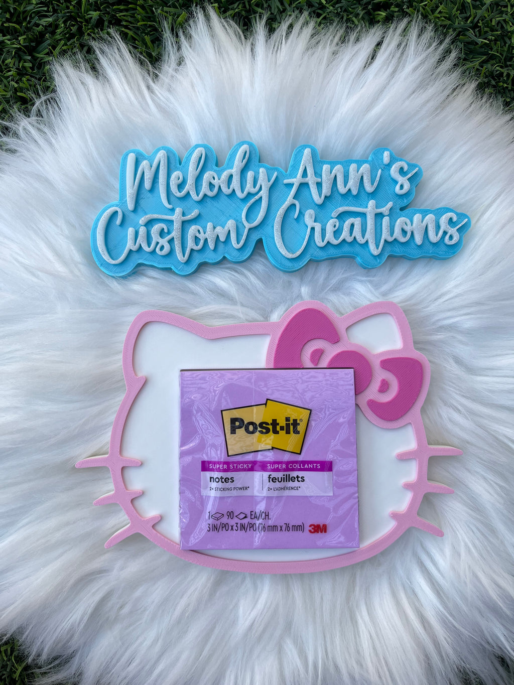 Kitty Sticky Note Holder