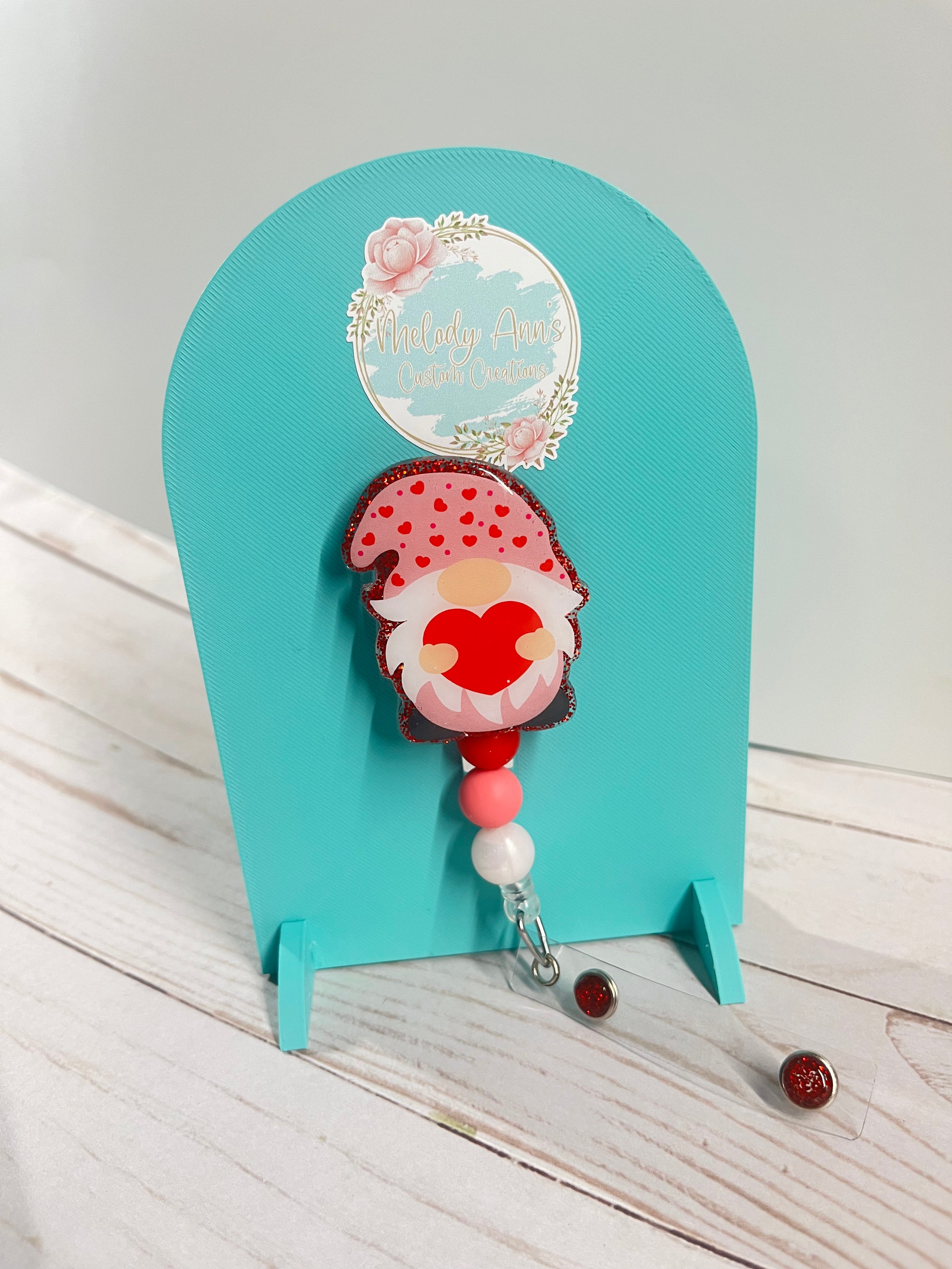 Heart Gnome Badge Reel