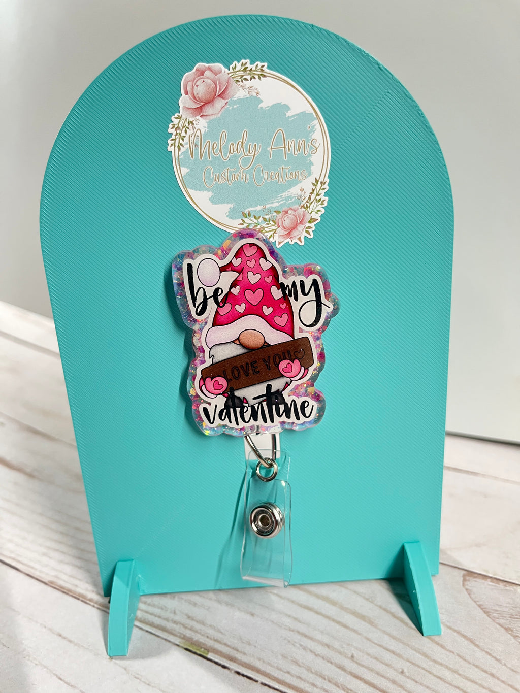 Be My Valentine Gnome Badge Reel
