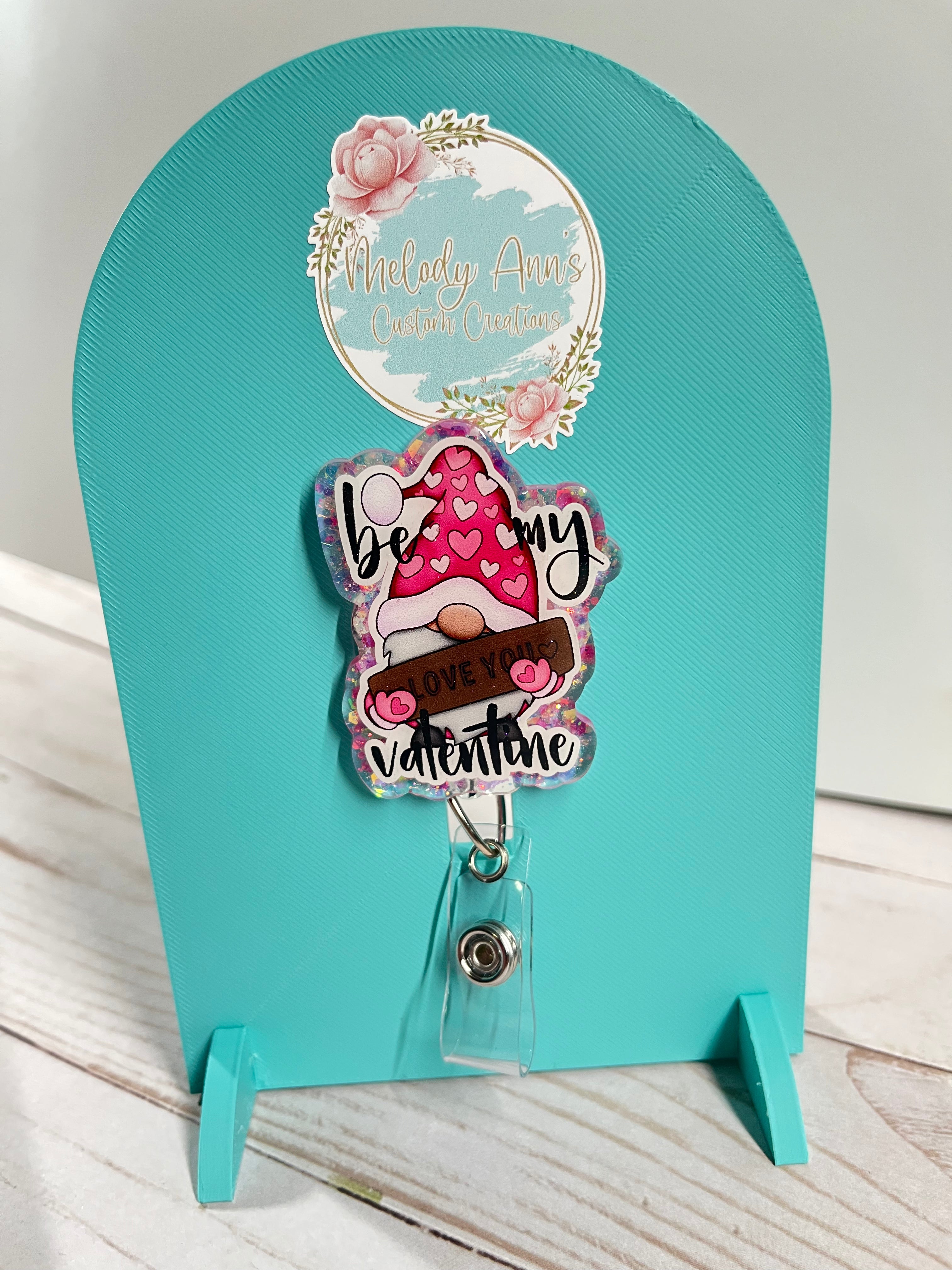 Be My Valentine Gnome Badge Reel