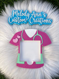 Medical Scrub Top Sticky Note Holder