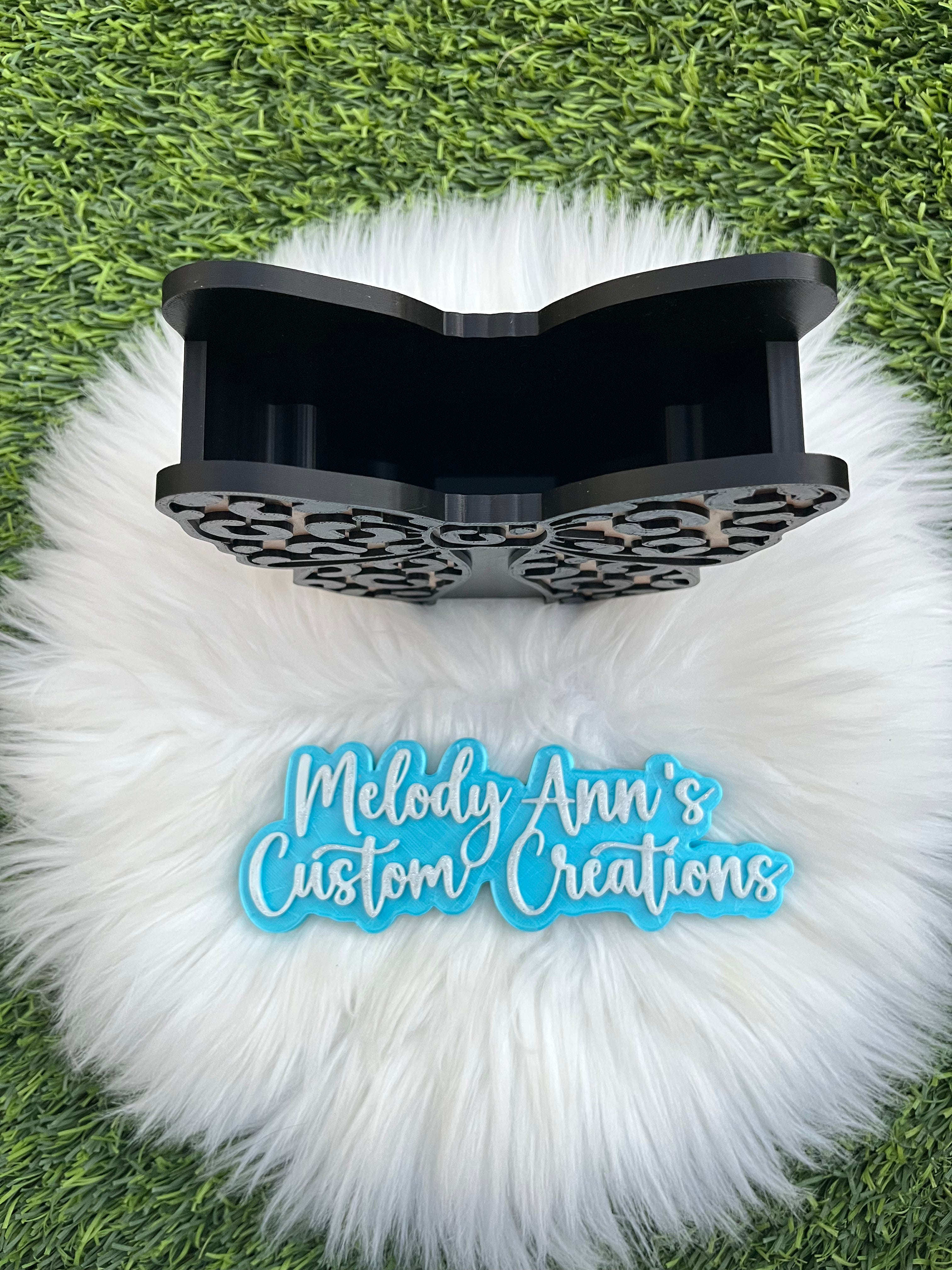 Leopard Bow Pen Holder
