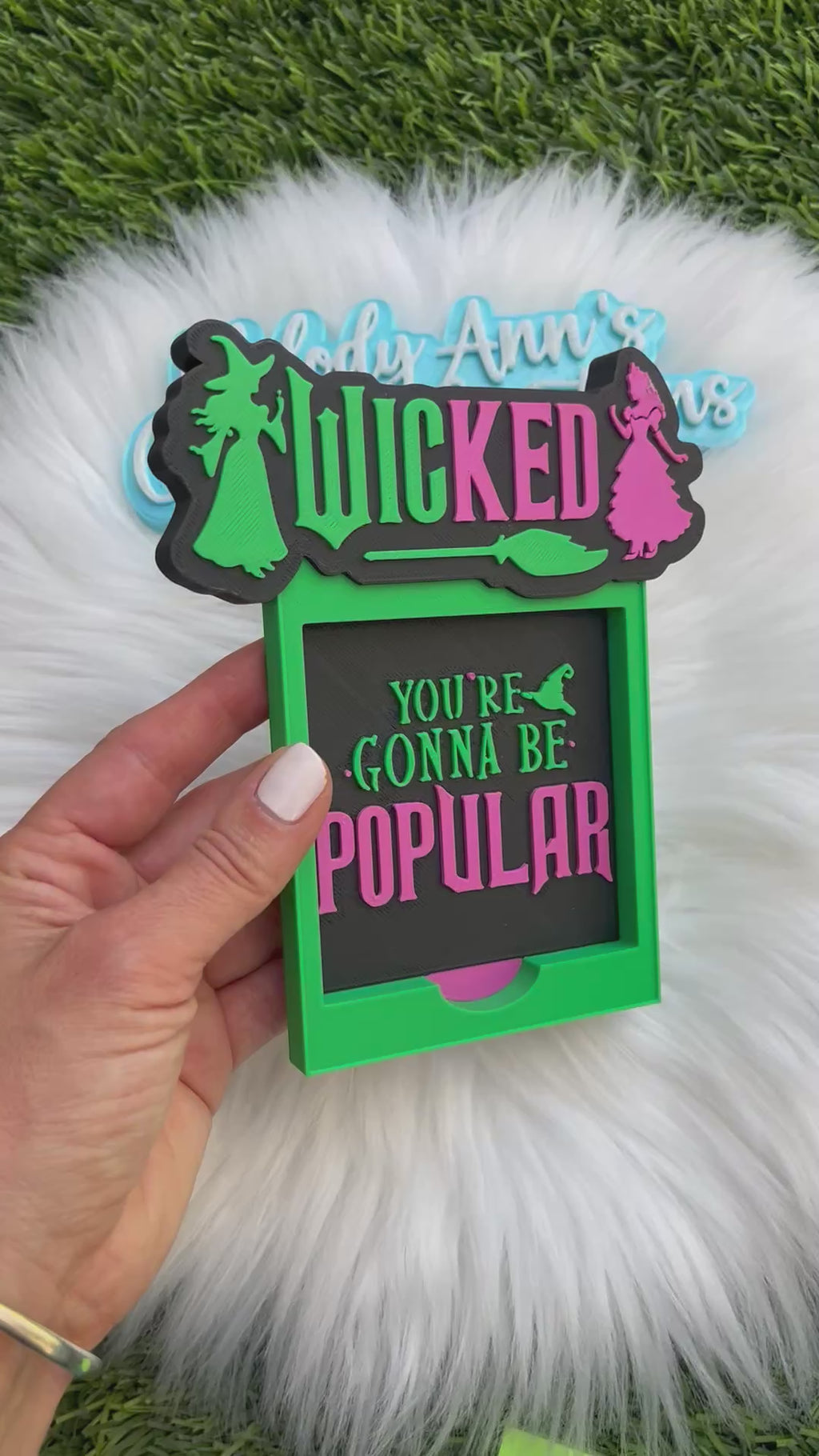 Wicked Sticky Note Holder