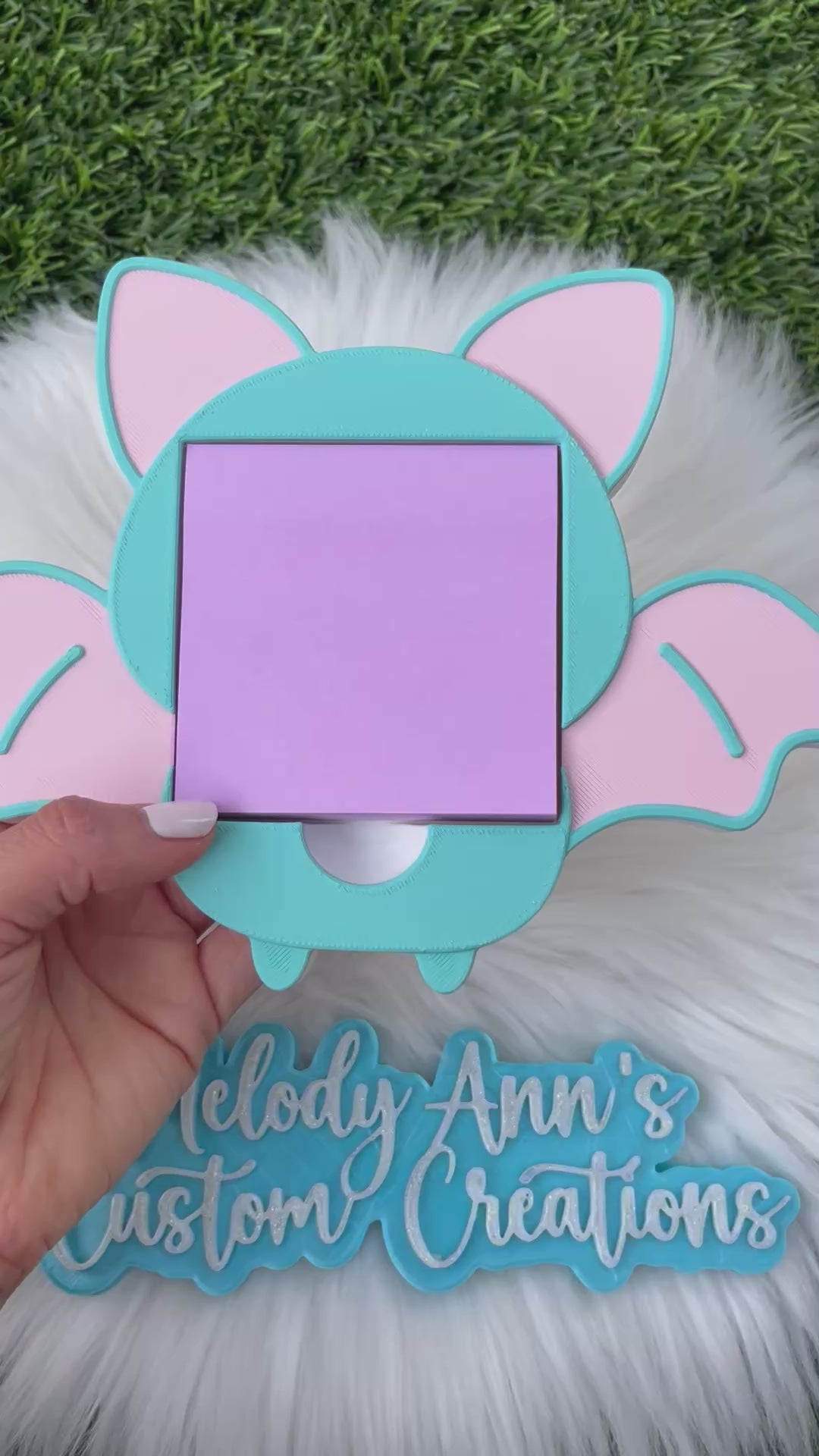 Cute Bat Sticky Note Holder