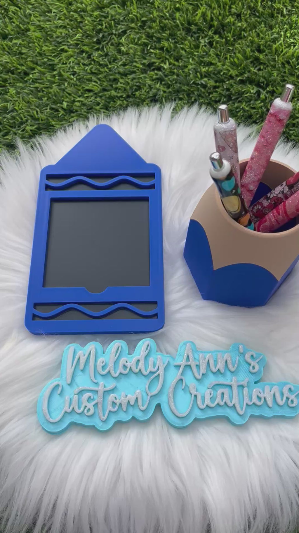 Crayon Sticky Note Holder