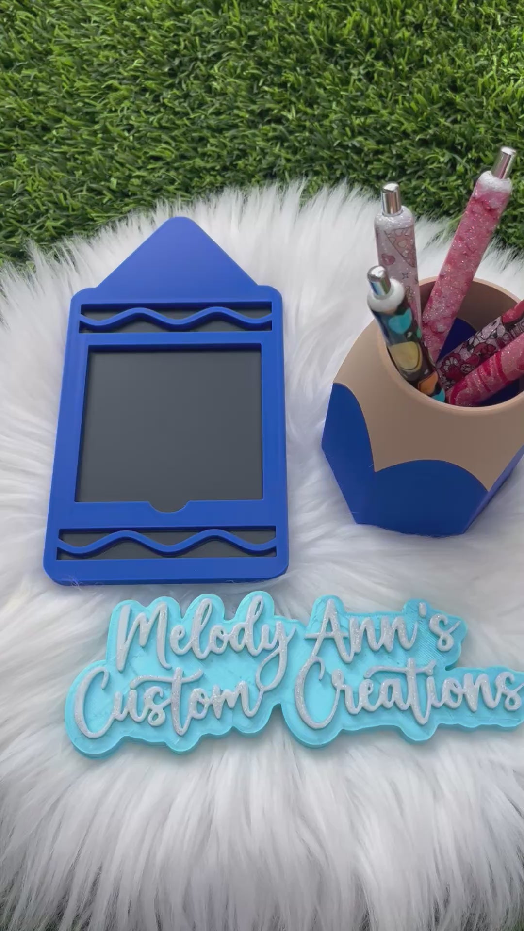 Crayon Sticky Note Holder