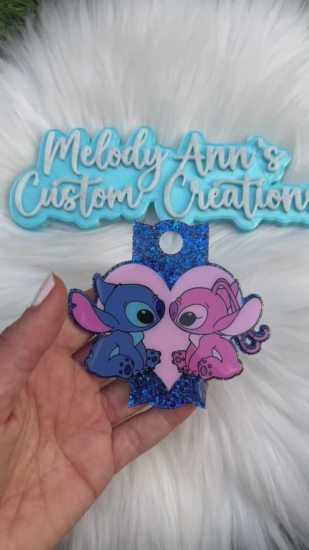 Stitch & Angel Tumbler Topper