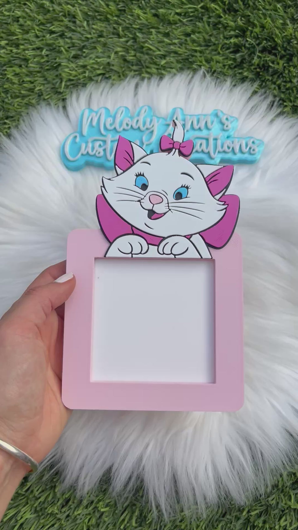 Marie the Cat Sticky Note Holder