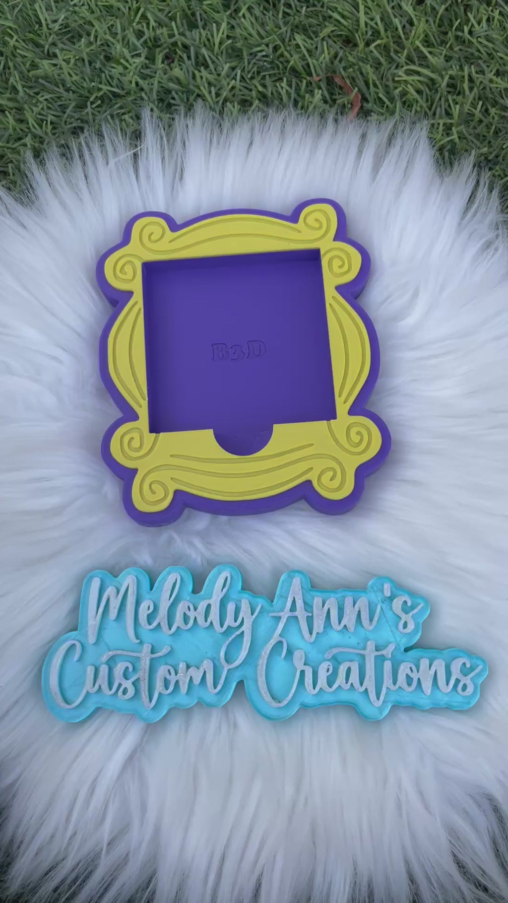 Purple Door Sticky Note Holder